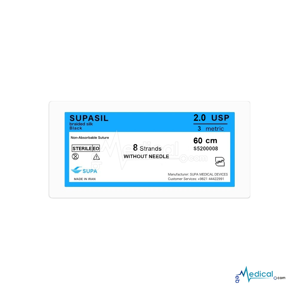 نخ سیلک دو صفر 8 رشته ای بدون سوزن سوپا